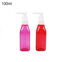 Красный цвет домашнее животное косметический бутылка для мытья рук (NB03)